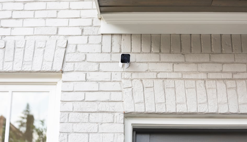 ADT outdoor camera on a Bowling Green home